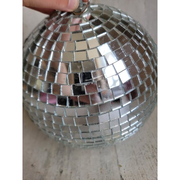 Unique glass hanging disco ball Halloween decor prop room party - Picture 6 of 14